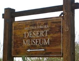 Arizona Sonora Desert Museum Sign