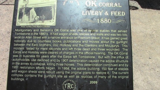 OK Corral Livery & Feed 1880