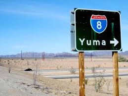 Yuma Arizona Road Sign