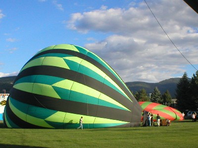 Arizona Hot Air Balloon Inflated